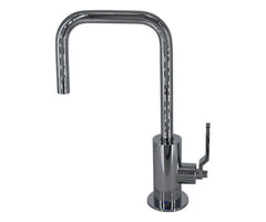 Point-of-Use Drinking Faucet with Contemporary Round Body & Industrial Lever Handle (90° Spout)