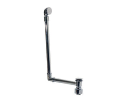 Exposed Direct Outlet Bath Waste & Overflow with Swivel Neck & EZ-Click™ Drain
