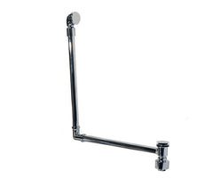 Exposed Direct Outlet Bath Waste & Overflow with Swivel Neck & EZ-Click™ Drain (Extended)