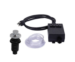 Round “Deluxe” Knurled Raised Waste Disposer Air Switch with Freedom Mount