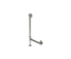 Clawfoot Style Bath Waste & Overflow with Lift & Turn Trim Kit (Brass Body)