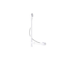 Schedule 20 1-1/2" Tubular ABS Cable Operated Bath Waste & Overflow - Body Only - Patented Flexible Overflow Neck (for 26" - 33" Tub Depth, Horizontal Pipe 22" - 29")