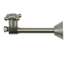 Brass Cross Handle with 1/4 Turn Ceramic Disc Cartridge Valve - Lead Free - Straight Sweat