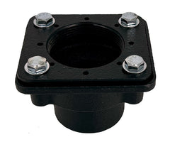 Shower Drain Body - Cast Iron Rough-In - Rectangular