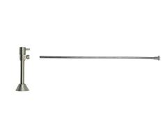 Toilet Supply Kit - Contemporary Lever Handle with 1/4 Turn Ceramic Disc Cartridge Valve (MT516L-NL) - Angle Sweat, Flat Head Riser