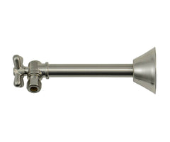 Brass Cross Handle with 1/4 Turn Ball Valve - Lead Free - Angle Sweat