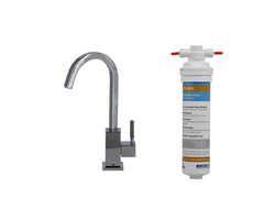Point-of-Use Drinking Faucet with Contemporary Square Body & Mountain Pure® Water Filtration System