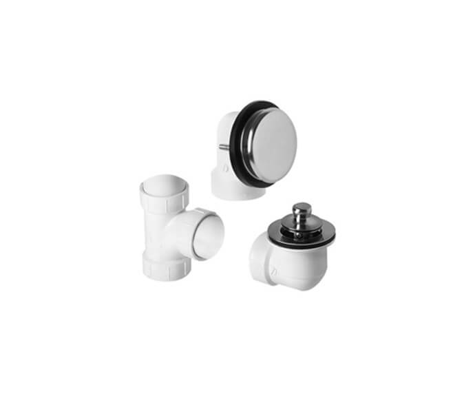 ABS Plumber's Half Kit with Deluxe Lift & Turn Trim (Designer Face Plate)