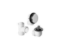 ABS Plumber's Half Kit with Deluxe Lift & Turn Trim (Designer Face Plate)