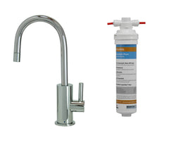 Point-of-Use Drinking Faucet with Contemporary Round Base & Handle & Mountain Pure® Water Filtration System