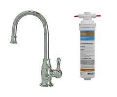 Point-of-Use Drinking Faucet with Traditional Curved Body & Curved Handle & Mountain Pure® Water Filtration System