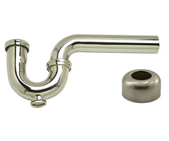 1-1/2" P-Trap - Traditional Style with Clean-Out Plug & High Box Flange