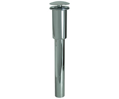 Dome Style Round Lavatory Drain - without Overflow & Stationary Dome