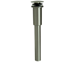 Dome Style Round Lavatory Drain - without Overflow & EZ-CLICK™ Soft Touch Dome