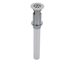 Tear Drop Pattern Lavatory Grid Drain - with Overflow
