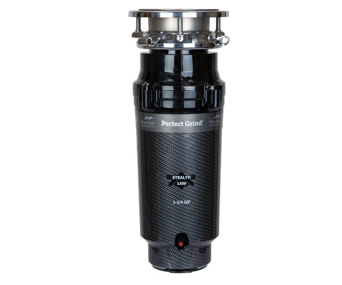 Perfect Grind® STEALTH 1250 Waste Disposer - Continuous Feed 3-Bolt Mount 1-1/4 HP
